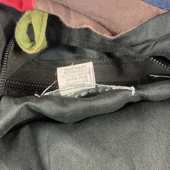 Y2K the Collection Royal Patchwork hobo hippie shoulder bag tote purse - Picture 7 of 9